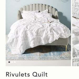 Anthropologie Rivulets Quilt